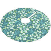 JUNGLE SURF (AQUAMARIN COMBO) POLYESTER WEIHNACHTSBAUMDECKE (Schrägansicht)