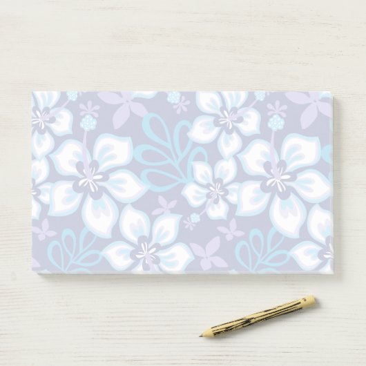 JUNGLE SURF (BLAU) POST-IT KLEBEZETTEL (Auf Schreibtisch)