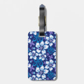 JUNGLE SURF (BLAUER COMBO) GEPÄCKANHÄNGER (Rückseite vertikal)