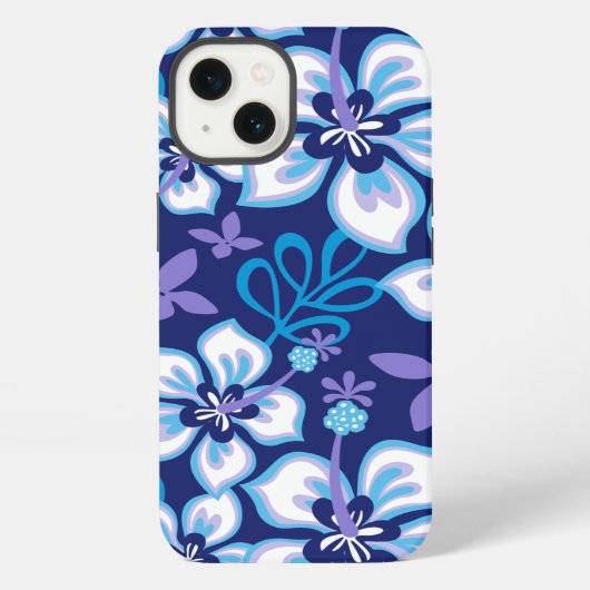 JUNGLE SURF (BLAUER COMBO) iPhone HÜLLE (Rückseite)