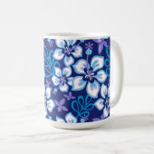JUNGLE SURF (BLAUER COMBO) KAFFEETASSE (VorderseiteRechts)