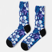 JUNGLE SURF (BLAUER COMBO) SOCKEN (Linkes Detail)