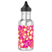 JUNGLE SURF (HOT PINK COMBO) EDELSTAHLFLASCHE (Rechts)