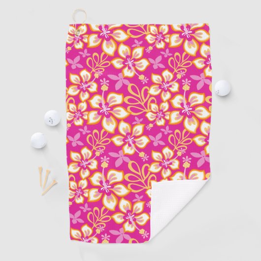 JUNGLE SURF (HOT PINK COMBO) GOLFHANDTUCH (Insitu)