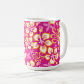 JUNGLE SURF (HOT PINK COMBO) KAFFEETASSE (VorderseiteRechts)