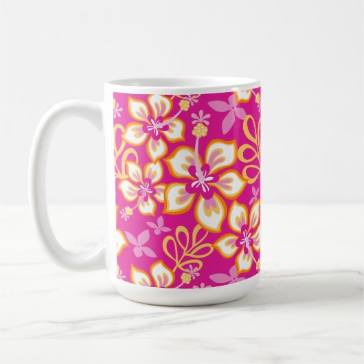 JUNGLE SURF (HOT PINK COMBO) KAFFEETASSE (Links)