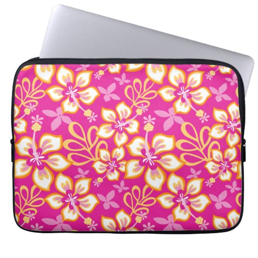 JUNGLE SURF (HOT PINK COMBO) LAPTOPSCHUTZHÜLLE (Vorderseite)