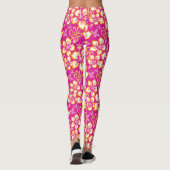 JUNGLE SURF (HOT PINK COMBO) LEGGINGS (Rückseite)