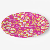 JUNGLE SURF (HOT PINK COMBO) PAPPTELLER (Schrägansicht)