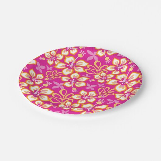 JUNGLE SURF (HOT PINK COMBO) PAPPTELLER (Schrägansicht)