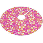 JUNGLE SURF (HOT PINK COMBO) POLYESTER WEIHNACHTSBAUMDECKE (Schrägansicht)