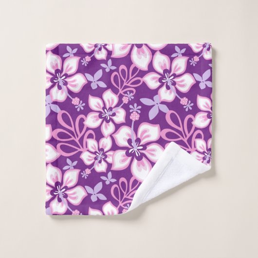 JUNGLE SURF (LILA COMBO) BAD TOWEL SET (Waschlappen)