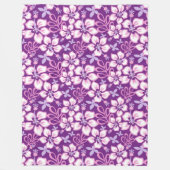 JUNGLE SURF (LILA COMBO) FLEECEDECKE (Vorderseite)