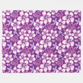 JUNGLE SURF (LILA COMBO) FLEECEDECKE (Vorderseite (Horizontal))