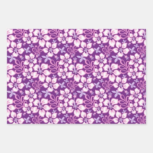 JUNGLE SURF (LILA COMBO) GESCHENKPAPIER SET (Vorderseite 3)