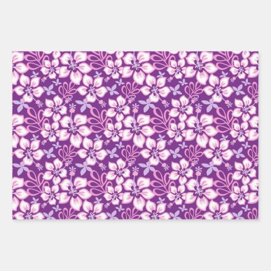 JUNGLE SURF (LILA COMBO) GESCHENKPAPIER SET (Vorderseite 2)