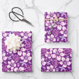 JUNGLE SURF (LILA COMBO) GESCHENKPAPIER SET