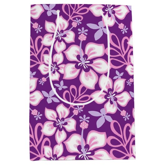 JUNGLE SURF (LILA COMBO) Geschenktasche Mittlere Geschenktüte (Vorderseite)