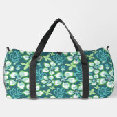 JUNGLE SURF PATTER IN AQUAMARIN DUFFLE BAG (Rückseite)