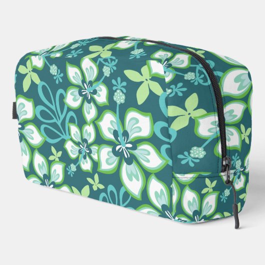 JUNGLE SURF PATTER IN AQUAMARIN WASCHBEUTEL (Rechte Ecke)