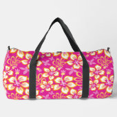 JUNGLE SURF PATTER IN HOT PINK DUFFLE BAG (Vorderseite)