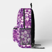 JUNGLE SURF PATTER IN LILA BEDRUCKTER RUCKSACK (Rechts)