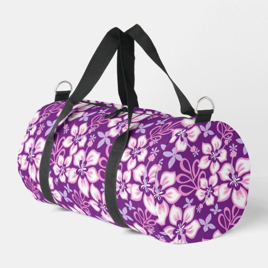 JUNGLE SURF PATTER IN LILA DUFFLE BAG (Linke Seite)