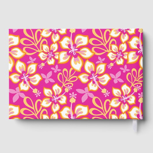 JUNGLE SURF PATTER IN PINK COMBO GÄSTEBUCH (Rückseite)