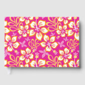 JUNGLE SURF PATTER IN PINK COMBO GÄSTEBUCH (Vorderseite)