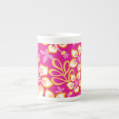 JUNGLE SURF (PINK COMBO) KNOCHENCHINA TASSE (Vorderseite)