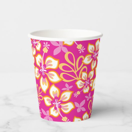 JUNGLE SURF (PINK COMBO) PAPPBECHER (Vorderseite)