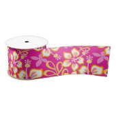 JUNGLE SURF (PINK COMBO) SATIN RIBBON SATINBAND (Spule)