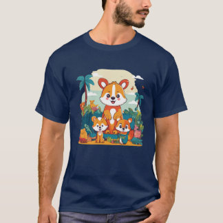 Jungle Swing Affen T-Shirt