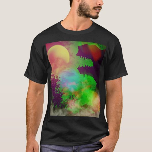 Jungle T-Rex Roar T-Shirt (Vorderseite)