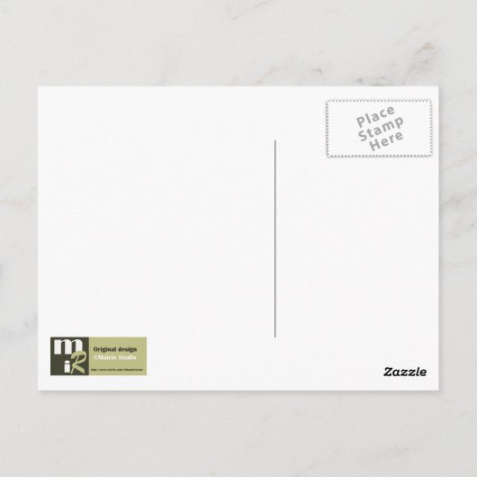 "Jungle Tales" von James Jebusa Shannon Postkarte (Rückseite)