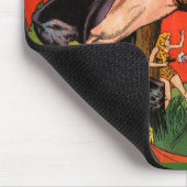 Jungle Tarzan & Black Panther Vintage Comicen Mousepad (Ecke)