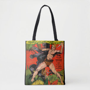 Jungle Tarzan & Black Panther Vintage Comicen Tasche