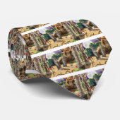 Jungle Temple Krawatte (Gerollt)