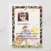 Jungle-Thema/Personalisierte Party/Foto/DIY-Farbe Einladung (Rückseite)