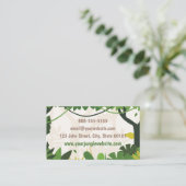 Jungle Theme for Kids Business Card Visitenkarte (Stehend Vorderseite)