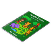 Jungle Theme Lesson Plan Notebook for Preschool  Notizblock (Linke Seite)