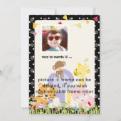 Jungle Theme/Personalisiertes Party/Foto Einladung (Rückseite)