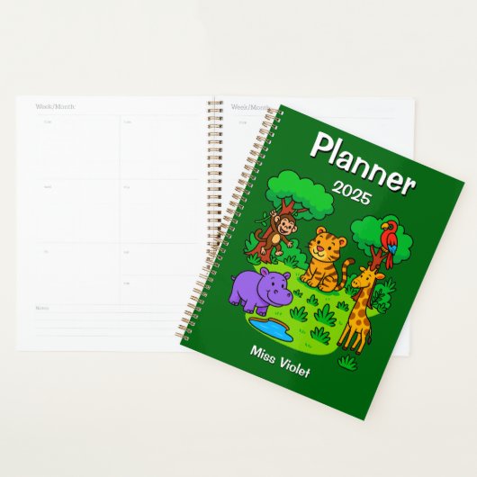 Jungle Theme Planner Notebook- Preschool Teacher Planer (Anzeige)