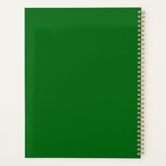 Jungle Theme Planner Notebook- Preschool Teacher Planer (Rückseite)