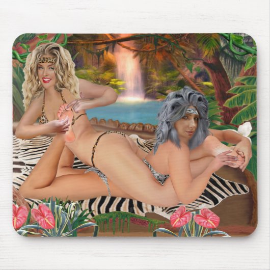 JUNGLE TICKLE WRESTLING 2 MOUSEPAD (Vorne)