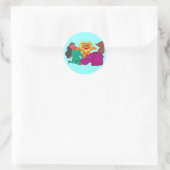Jungle Tier farbige Aufkleber (Tasche)