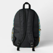 Jungle-Tier-Tiger Bedruckter Rucksack (Rückseite)