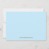 Jungle Tiere Einladung zur Geburtstagsparty (Rückseite)