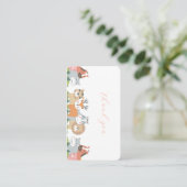 Jungle-Tiere-Geschlechtsverkehr Rabattkarte (Stehend Vorderseite)