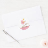 Jungle Tiere in rosa Sticker (Umschlag)